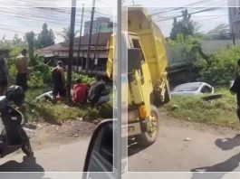 Ini Diduga Penyebab Mobil Pikap Terjun ke Sungai di Kertak Hanyar, Warga Gotong Royong Evakuasi