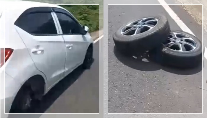 WASPADA! Ranjau Paku di Jalan Batulicin-Banjarbaru! Mobil Warga Tak Bisa Jalan, 3 Ban Kempis Seketika