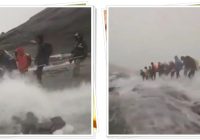 Drama Hidup Mati di Puncak Kinabalu! Pendaki Diterjang Hujan Deras, Netizen: “Ya Allah, Serem Banget!”