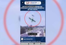 VIDEO - Detik-Detik Mengerikan, Pesawat Jatuh dan Meledak di Tol Italia