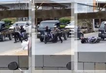 NYARIS TABRAK POLISI! Pengendara Nekat Kabur Saat Razia di Tanah Bumbu, Motor Tersungkur ke Aspal