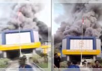 BREAKING NEWS, Gedung Rektorat ULM Banjarmasin Terbakar