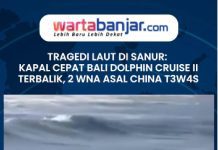 VIDEO - TRAGEDI LAUT DI SANUR: Kapal Cepat Bali Dolphin Cruise II Terbalik, 2 WNA Asal China T3w4s