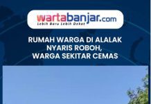 VIDEO - Rumah Warga di Alalak Nyaris Roboh, Warga Sekitar Cemas