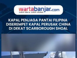VIDEO - Kapal Penjaga Pantai Filipina Diserempet Kapal Perusak China di Dekat Scarborough Shoal