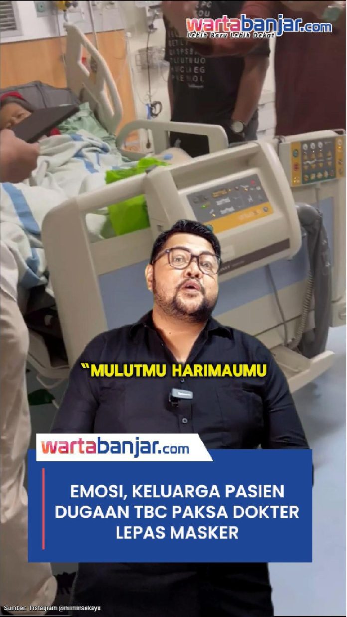 VIDEO - Emosi, Keluarga Pasien Dugaan TBC Paksa Dokter Lepas Masker