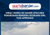 VIDEO - VIRAL! Siswa SD Hadiri Upacara Penurunan Bendera Seorang Diri, Tuai Apresiasi