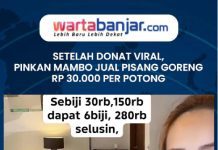 VIDEO - Setelah Donat Viral, Pinkan Mambo Jual Pisang Goreng Rp 30.000 Per Potong