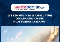 VIDEO - Jet Tempur F-2A Jepang Jatuh di Samudra Pasifik, Pilot Berhasil Selamat