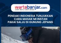 VIDEO - VIRAL! Pendaki Indonesia Tunjukkan Cara Masak Mi Instan Pakai Salju di Gunung Jepang