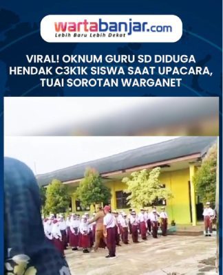 VIDEO - VIRAL! Oknum Guru SD Diduga Hendak C3k1k Siswa saat Upacara, Tuai Sorotan warganet