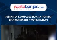VIDEO - Rumah di Kompleks Buana Permai Banjarmasin Nyaris Roboh