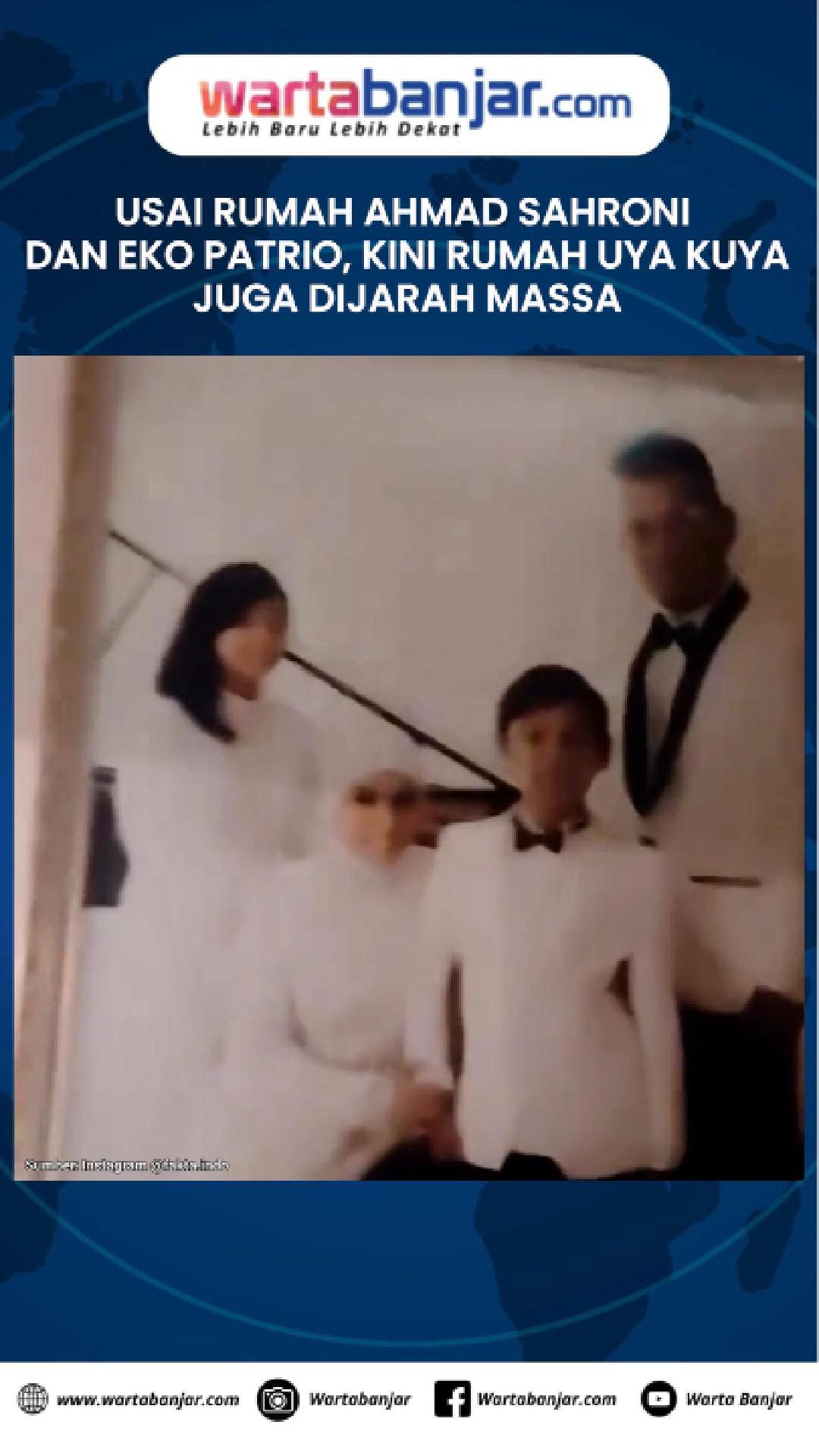 VIDEO - Usai Rumah Ahmad Sahroni dan Eko Patrio, Kini Rumah Uya Kuya Juga Dijarah Massa