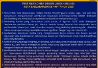 8 Poin Alasan Pemko Banjarmasin Diskualifikasi Pemenang Lomba Desain Logo Hari Jadi ke-499
