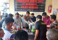 Satresnarkoba Polres Kotabaru Musnahkan 50,27 Gram Sabu