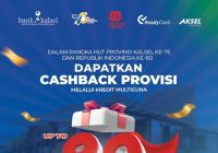 Rayakan HUT ke 80 RI dan Hari Jadi ke 75 Kalsel, Bank Kalsel Tawarkan Cashback Spesial