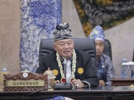 Gubernur Muhidin Ajak Bersama Bangun Banua, Peringati Hari Jadi ke 75 Kalsel di Rapat Paripurna DPRD