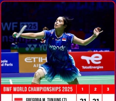 Gregoria Mariska Melaju ke Babak Kedua Kejuaraan Dunia 2025 Usai Libas Wakil Ceko