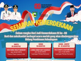 Wayang Kulit Hingga Karnaval Ramaikan Pesta Seni Budaya Meriahkan HUT ke-80 RI di Tanah Laut
