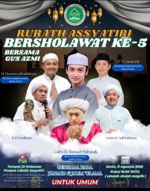 Malam ini Bersholawat Bersama Gus Azmi di Banjarmasin