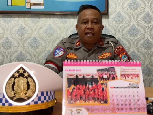 Imbauan Kasat Lantas Polres Balangan untuk Kontraktor Proyek Drainase : Tempatkan Material di Lokasi Aman