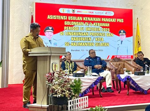 Bupati HST Buka Asistensi Usulan Kenaikan Pangkat PNS se-Kalsel