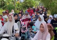 1.000 Warga Ramaikan Lomba Sepeda Hias di Desa Kahakan