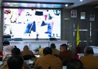 Pemkab HST Ikuti Rakor Optimalisasi Survei Penilaian Integritas KPK