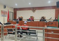 Dua Terdakwa Jual Obat-obatan Terlarang Gunakan Rombong di Pasar Cempaka Banjarmasin