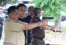 Forkopimda Tanah Laut Gelar Latihan Menembak Bersama, Pererat Solidaritas