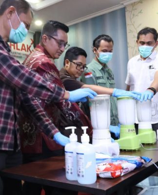 Amankan 8 Tersangka, BNNP Kalsel Musnahkan Sebanyak 189 Gram Sabu
