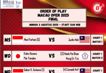 Indonesia Rebut Empat Gelar Macau Open 2025 – Alwi Farhan Andalan Tunggal Putra