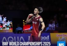 Jonatan Christie Melaju, Anthony Ginting Tersingkir di Kejuaraan Dunia BWF 2025