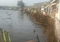 Titian Kampung Hijau Banjarmasin Runtuh, Tak Ada Korban Jiwa