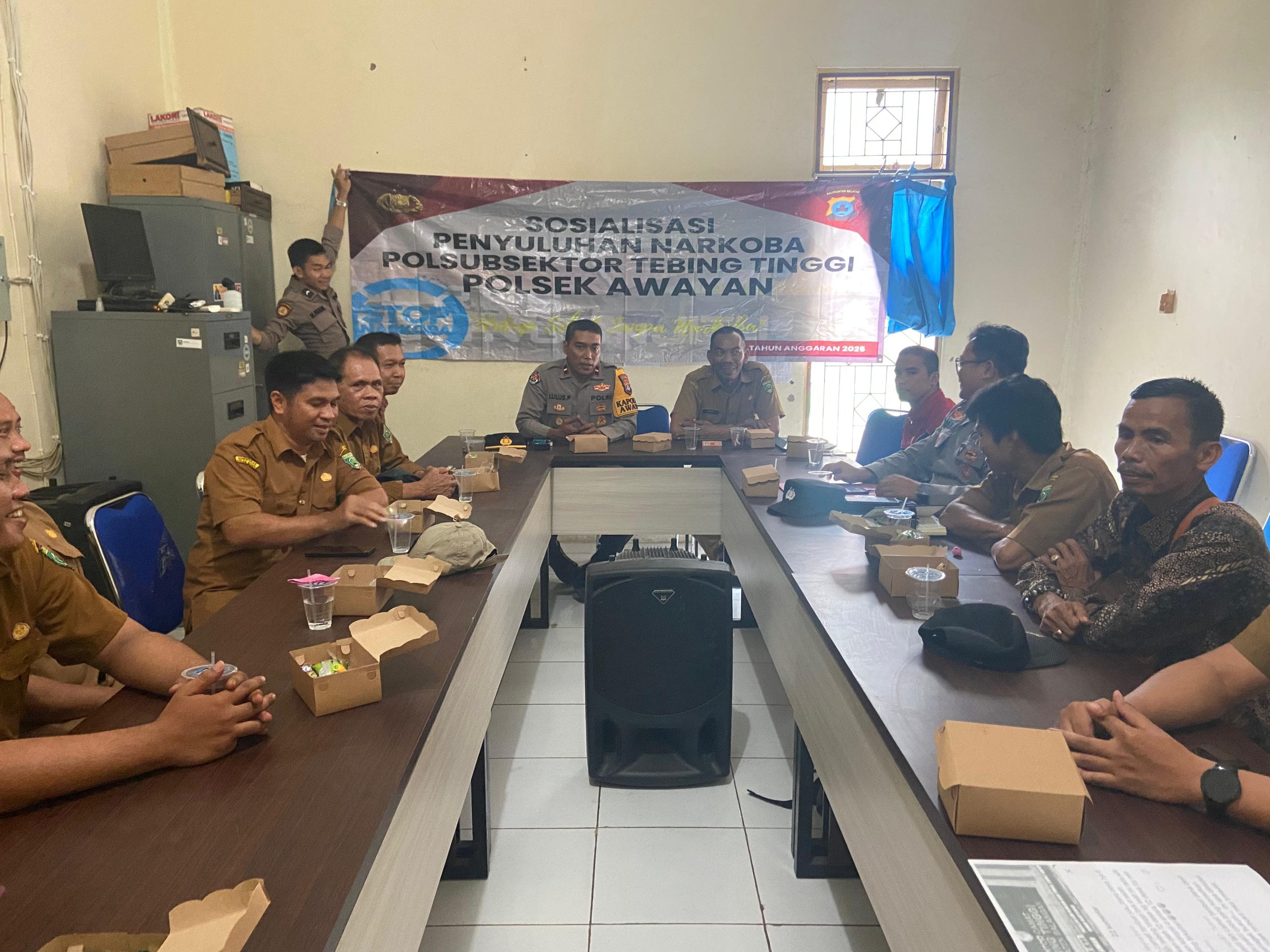 Kapolsek berikan Imbauan Ke Kepala Desa