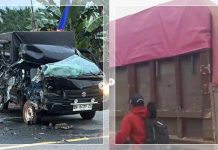 Pikap Jemputan Anak Sekolah Ringsek Usai Tabrakan dengan Truk di Sekapuk Tanah Bumbu