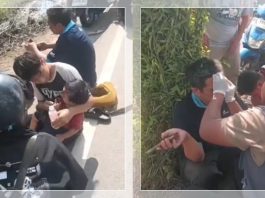 Kecelakaan di Jalan A Yani Km 21 Banjarbaru, Relawan Berjuang Beri Pertolongan Korban
