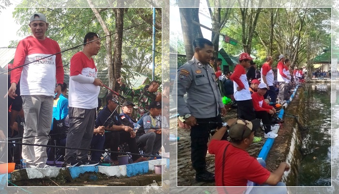 Lomba memancing di kolam pancing DKP321