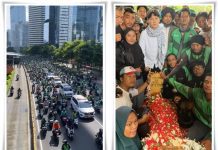 RIBUAN OJOL Teriaki Kapolda Metro Jaya “Pembunuh” di Pemakaman Affan, Irjen Asep Berulangkali Minta Maaf