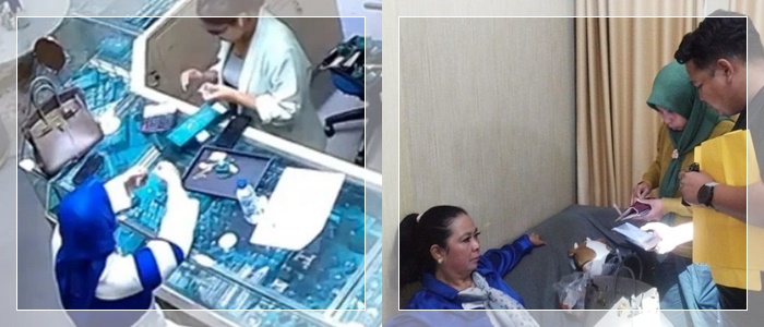 Perempuan Mencuri Kalung Berlian pakai tas hermes2