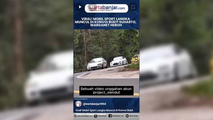 VIDEO - Viral! Mobil Sport Langka Muncul di Konvoi Bukit Suharto, Warganet Heboh