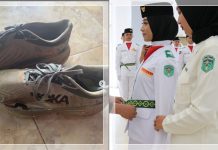 MIRIS! Sepatu HOKA Paskibraka Luwu Timur Robek Sekali Pakai, Aktivis Desak Aparat Hukum Bertindak
