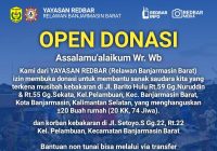 Yayasan Redbar Buka Donasi untuk Korban Kebakaran Pelambuan