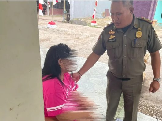 Wanita Diduga PSK Mangkal di Eks Lokalisasi Pembatuan Dibawa Sat Pol PP Banjarbaru