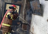 Diduga Korsleting, Kantor DPMPTSP Provinsi Kalteng Terbakar