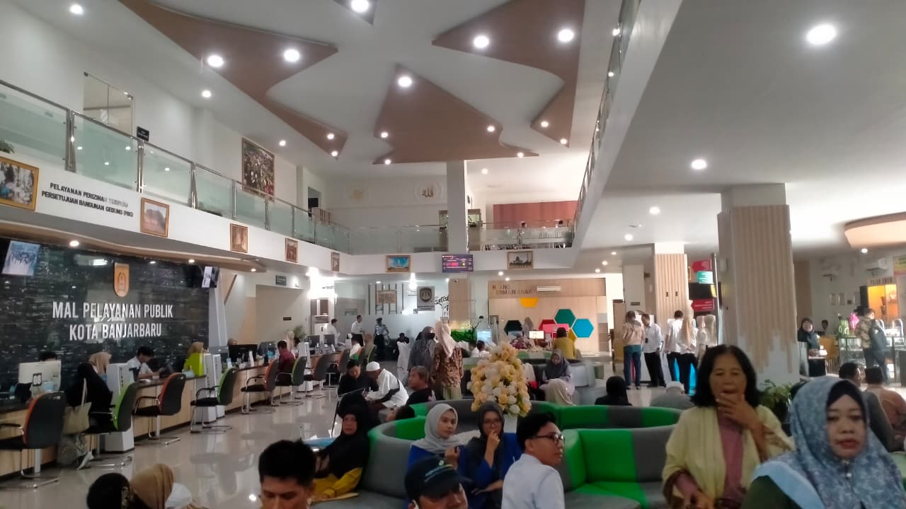 Suasana Mal Pelayanan Publik