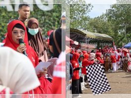 Karnaval Meriahkan HUT RI, Bunda PAUD Tanah Laut: "Anak Hebat Kunci Indonesia Emas 2045!"