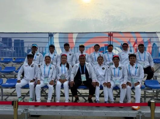 Tim Perahu Naga Indonesia Raih Emas Perdana The World Games 2025 di Chengdu
