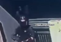 Aksi Maling Sepeda di Jalan Pramuka Terekam Kamera CCTV