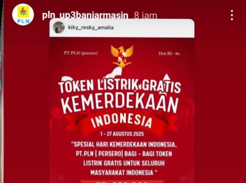Waspada Penipuan! PLN Sanggah Kabar Bagi-bagi Token Listrik Gratis Rp 300 Ribu untuk Meriahkan HUT ke 80 RI